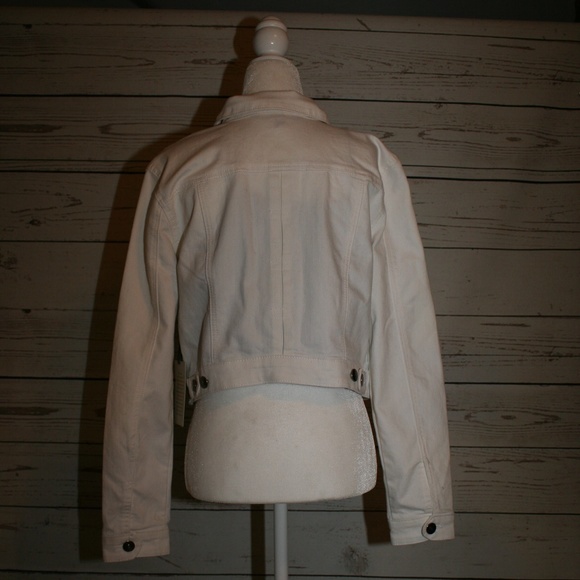 Baccini white denium jacket - Picture 3 of 7